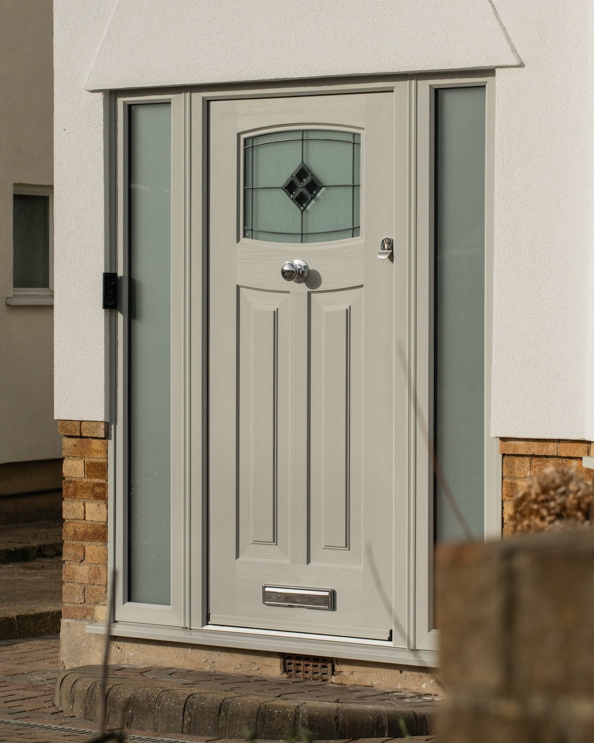 Grey Composite Front Door