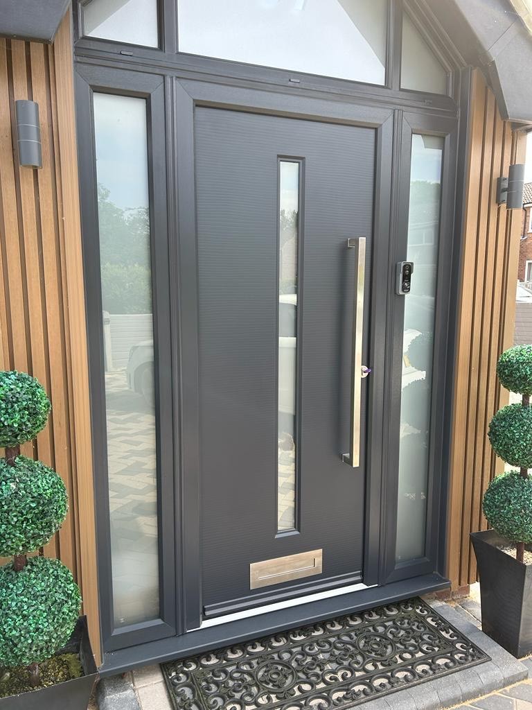 Dark Grey Rockdoor Composite Door