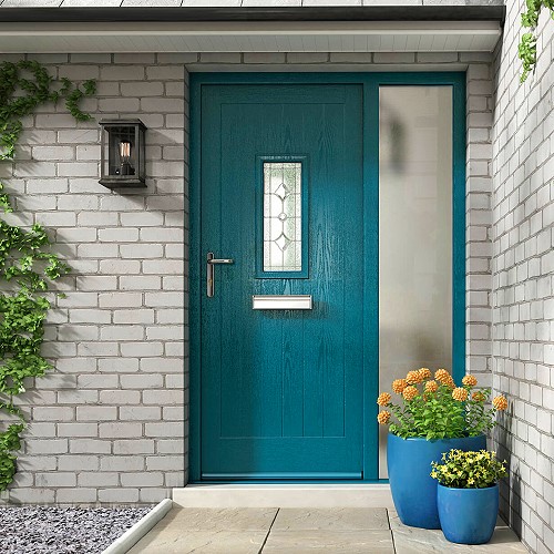 Grey Composite Front Door