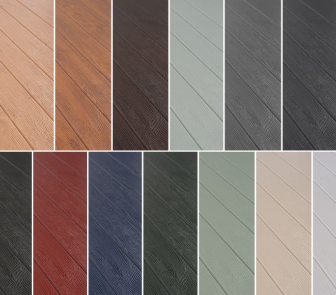 Composite Door Colour Chart